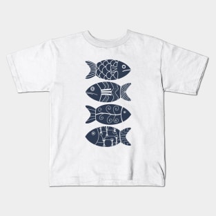 poissons stylisés Kids T-Shirt